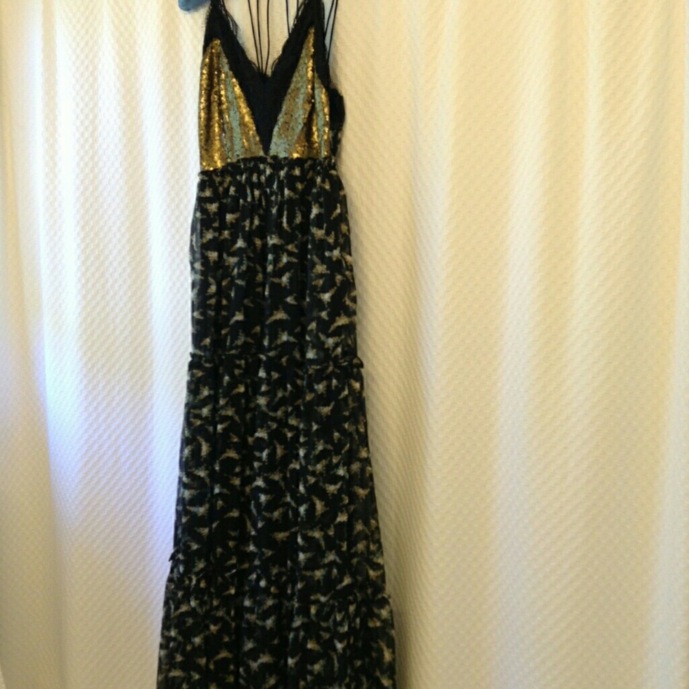 ANTHROPOLOGIE LAKSHMI MAXI DRESS RANNA GILL